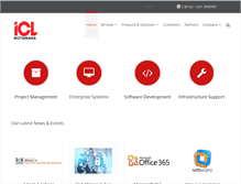 Tablet Screenshot of icl.bw